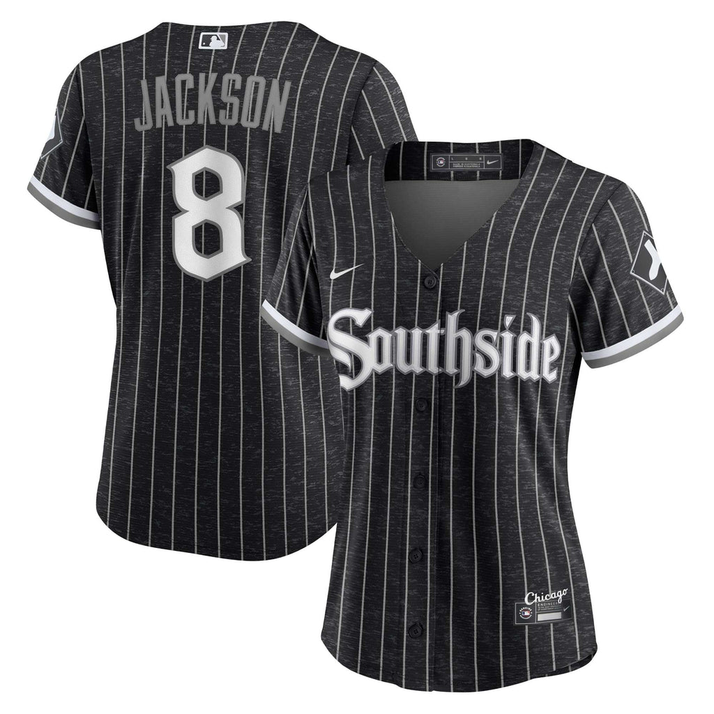 Women's Chicago White Sox Bo Jackson Nike Black City Connect Replica Player Jersey - 2