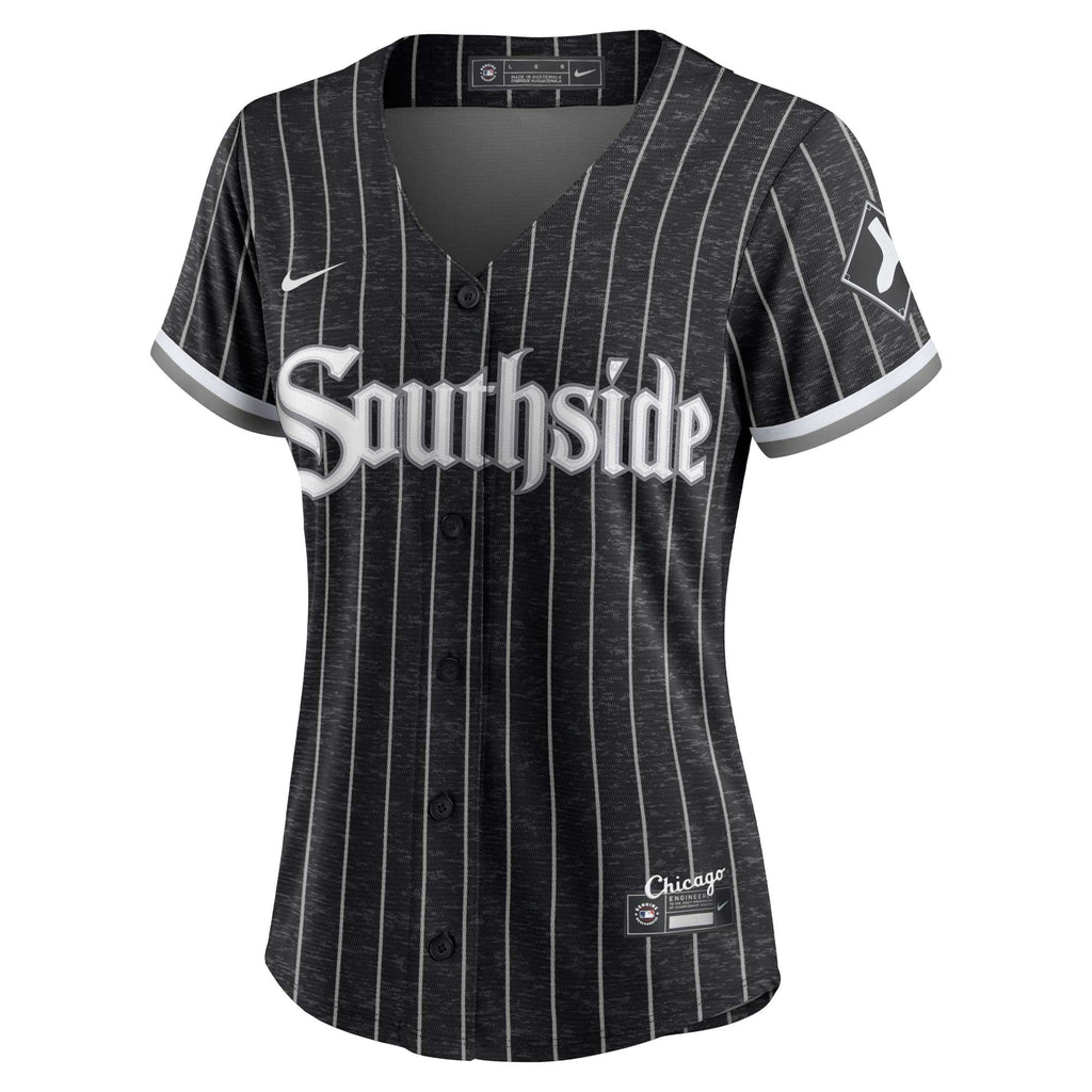 Women's Chicago White Sox Bo Jackson Nike Black City Connect Replica Player Jersey - 3