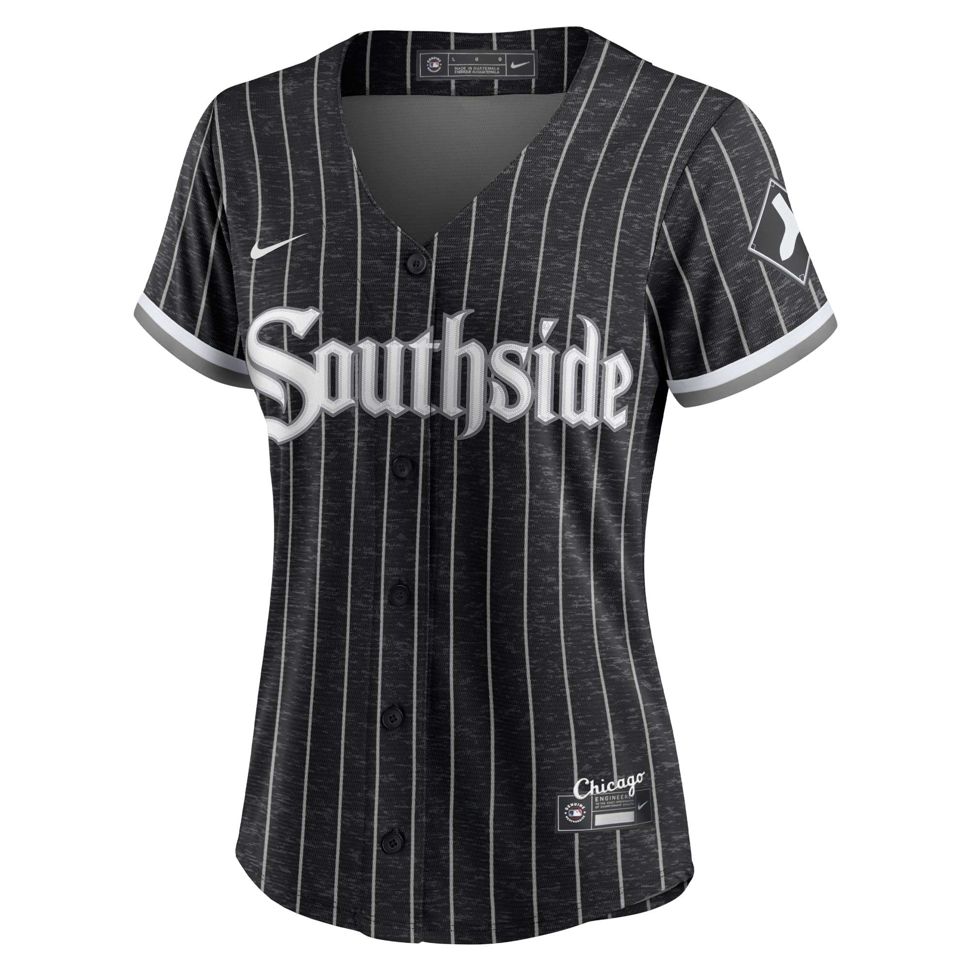 Women's Chicago White Sox Bo Jackson Nike Black City Connect Replica Player Jersey - 3
