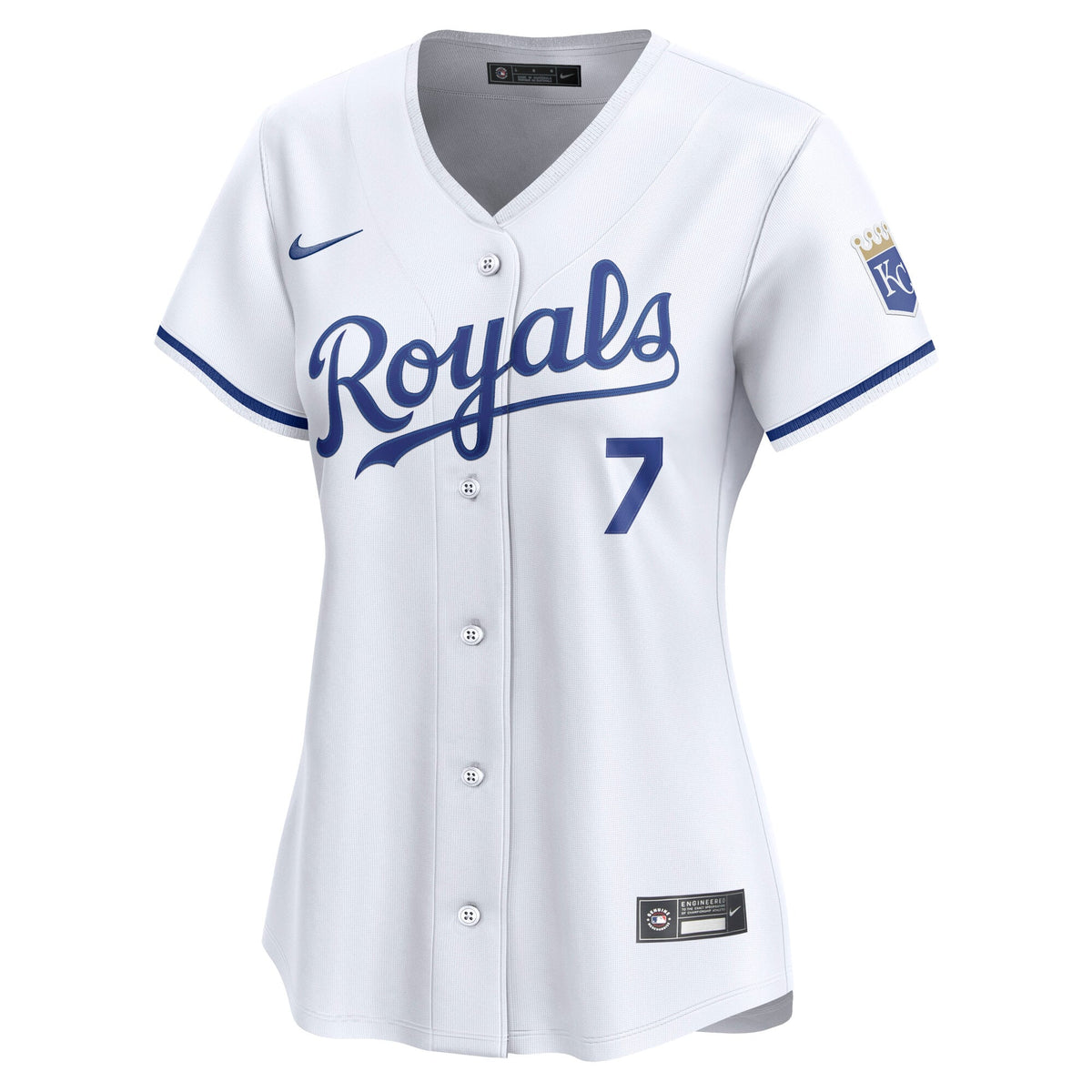 Women's Kansas City Royals Bobby Witt Jr. Nike White Home Limited Player Jersey - 3