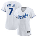Women's Kansas City Royals Bobby Witt Jr. Nike White Home Replica Player Jersey