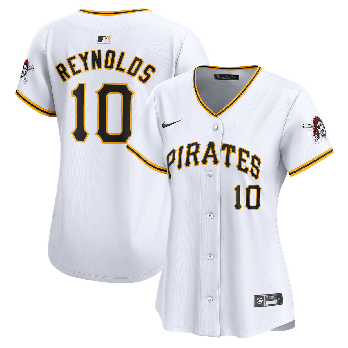 Women's Pittsburgh Pirates Bryan Reynolds Nike White Home Limited Player Jersey - 2