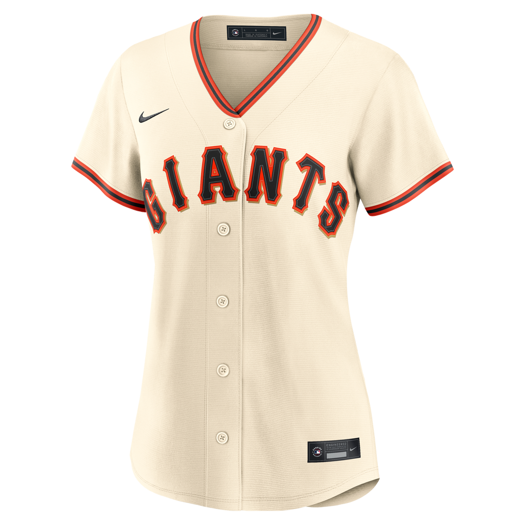 Women's San Francisco Giants Bryce Eldridge Nike Cream Home Replica Jersey - 3