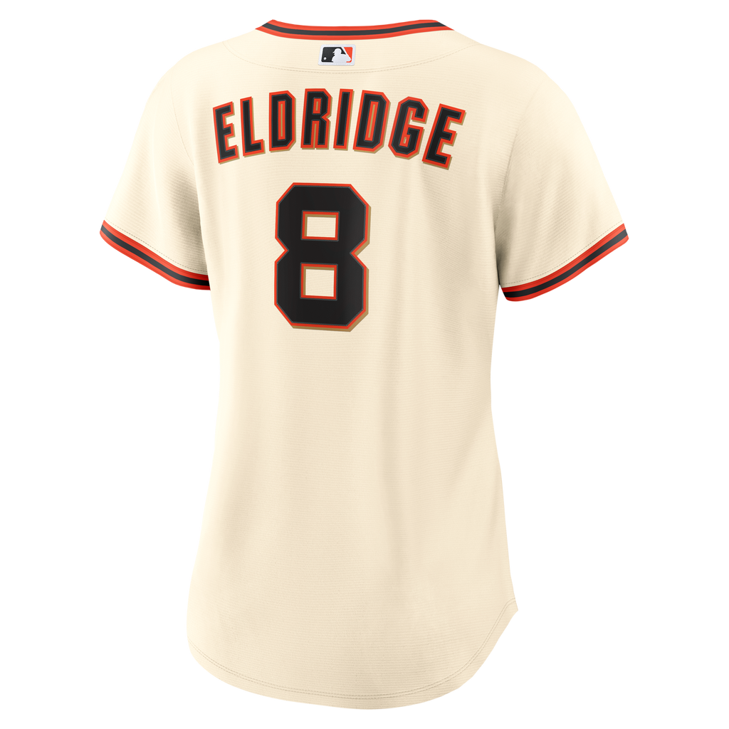 Women's San Francisco Giants Bryce Eldridge Nike Cream Home Replica Jersey - 4