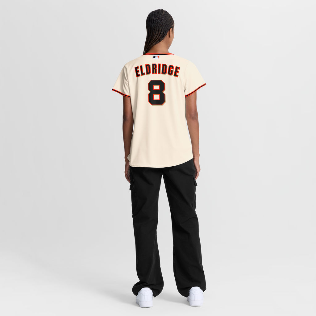 Women's San Francisco Giants Bryce Eldridge Nike Cream Home Replica Jersey - 6