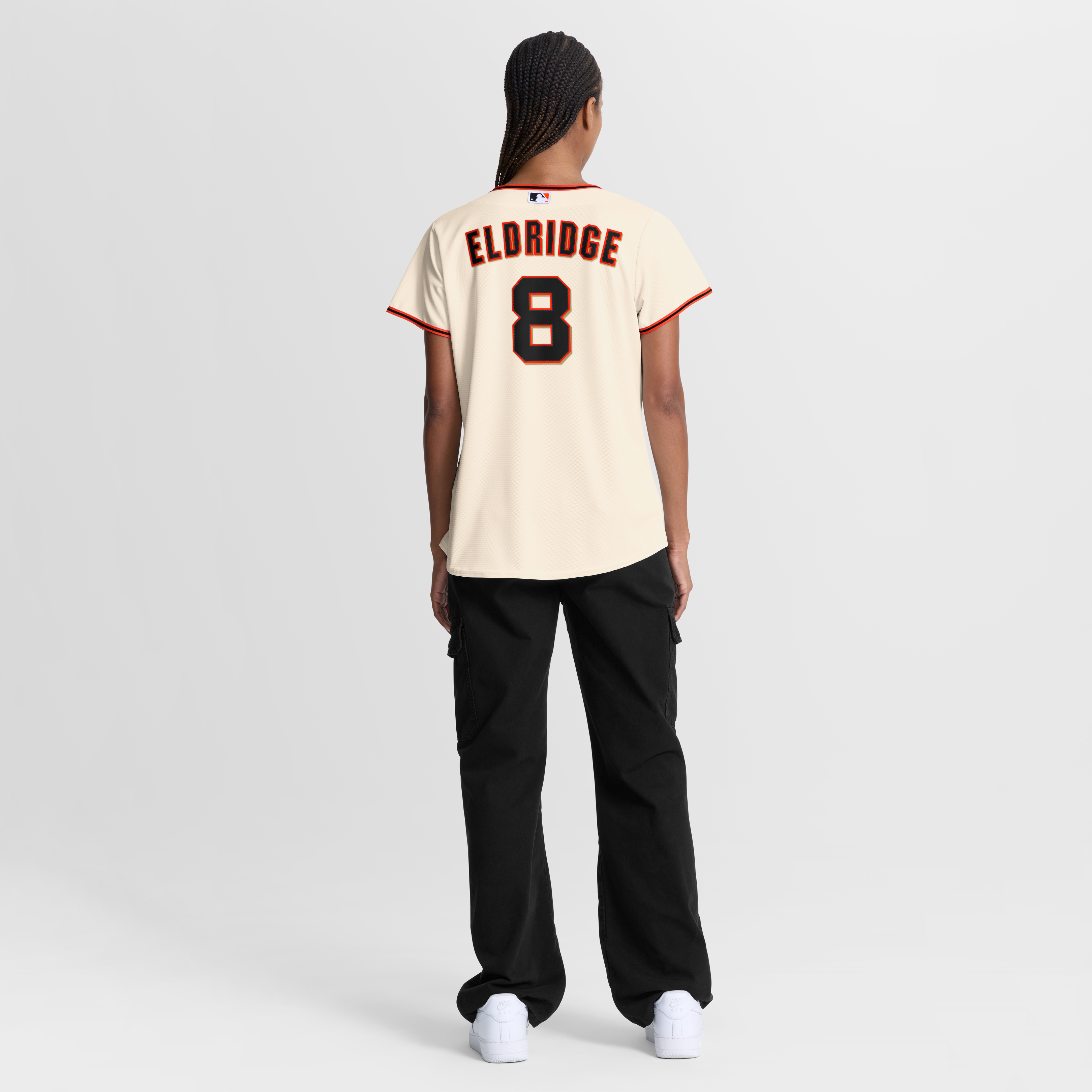 Women's San Francisco Giants Bryce Eldridge Nike Cream Home Replica Jersey - 6