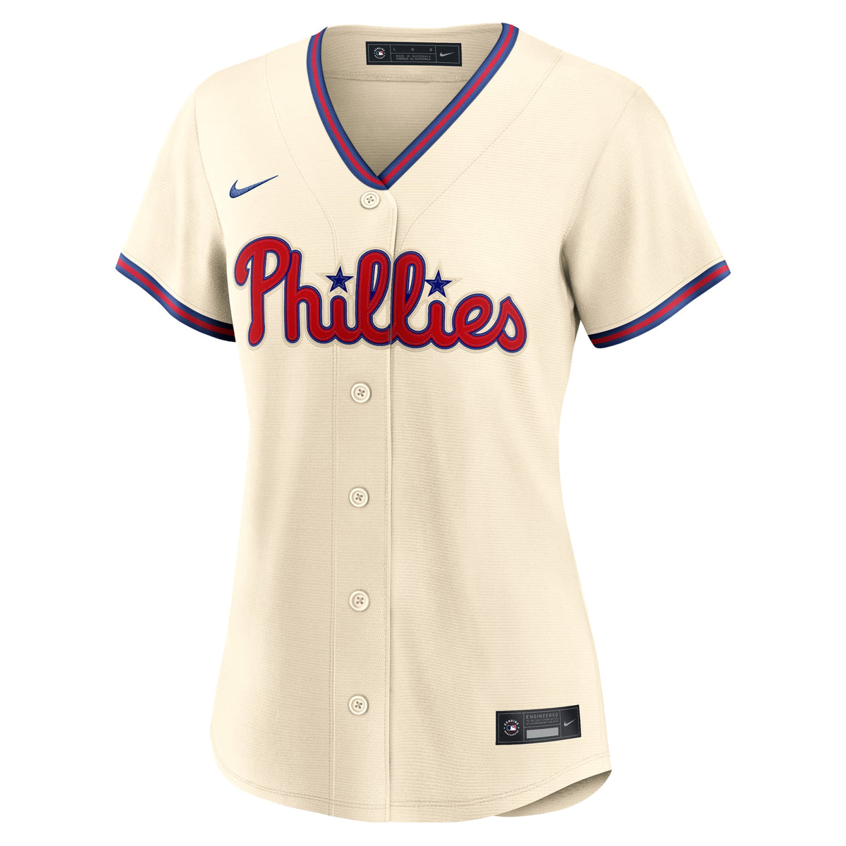 Women's Philadelphia Phillies Bryce Harper Nike Cream Alternate Replica Jersey - 3