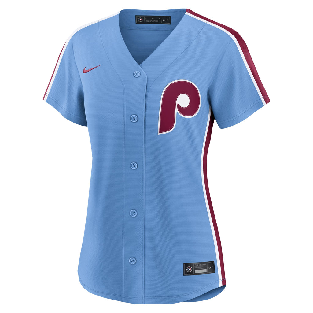 Women's Philadelphia Phillies Bryce Harper Nike Light Blue Alternate Replica Jersey - 3