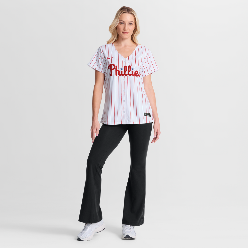 Women's Philadelphia Phillies Bryce Harper Nike White Home Replica Jersey - 5