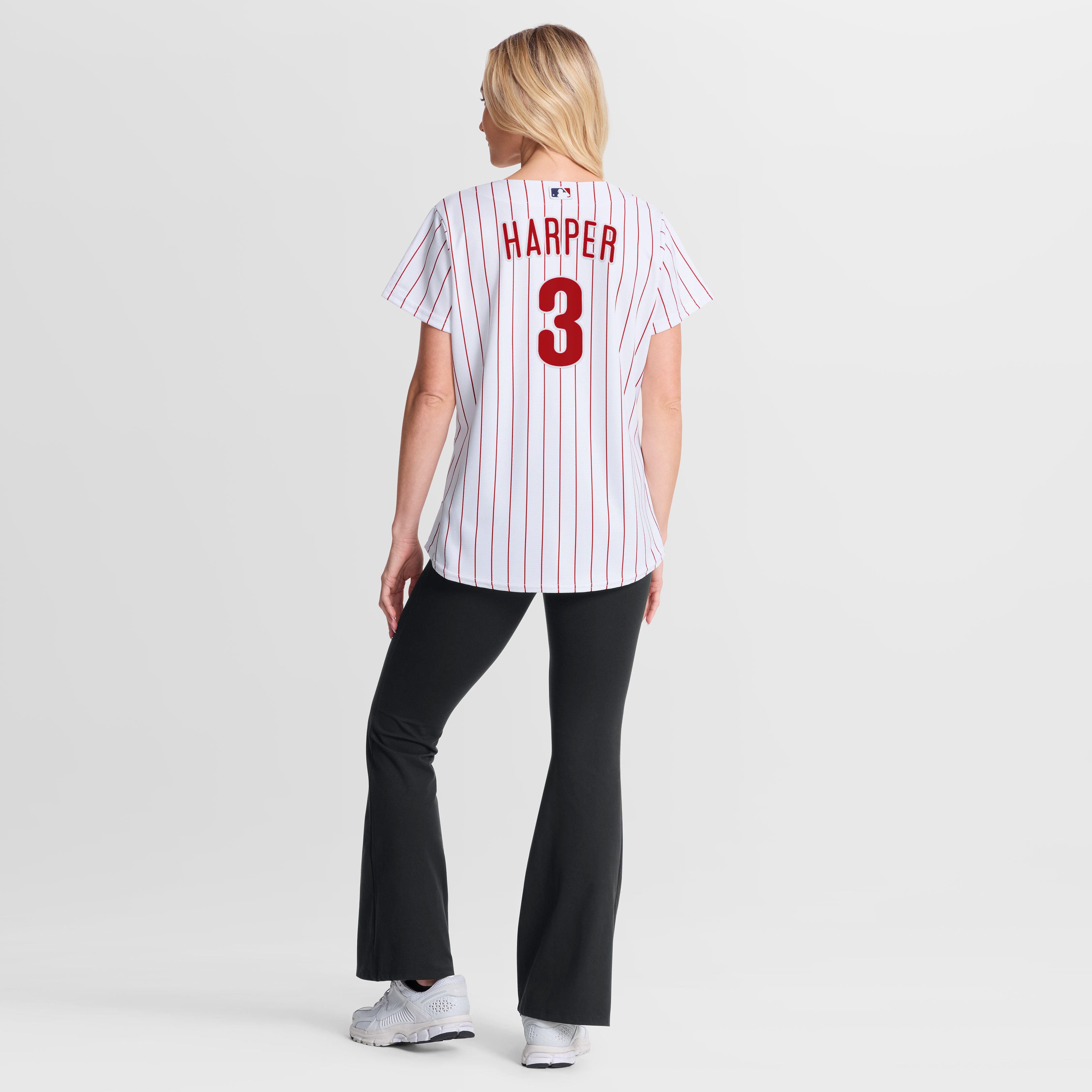 Women's Philadelphia Phillies Bryce Harper Nike White Home Replica Jersey - 6