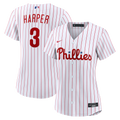 Women's Philadelphia Phillies Bryce Harper Nike White Home Replica Jersey