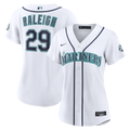 Women's Seattle Mariners Cal Raleigh Nike White Home 50th Season Stadium Jersey