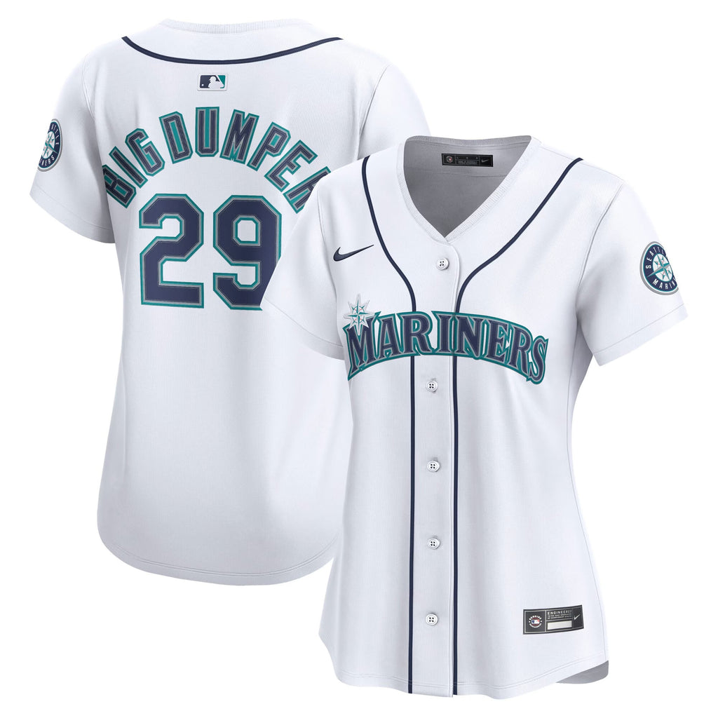Women's Seattle Mariners Cal Raleigh Nike White Home Limited Player Jersey - 2