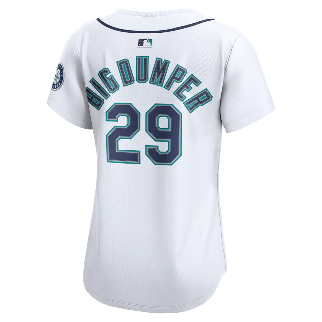 Women's Seattle Mariners Cal Raleigh Nike White Home Limited Player Jersey - 8
