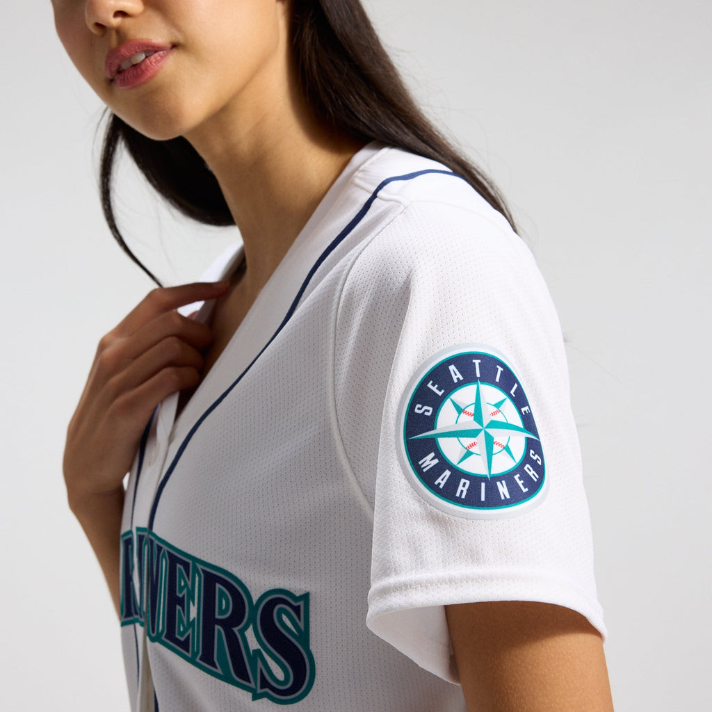 Women's Seattle Mariners Cal Raleigh Nike White Home Limited Player Jersey - 9