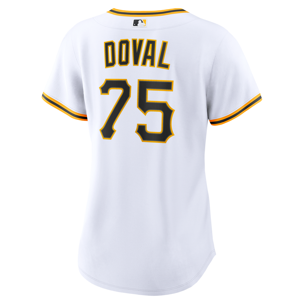 Women's Pittsburgh Pirates Camilo Doval Nike White Home Replica Jersey - 6