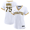 Women's Pittsburgh Pirates Camilo Doval Nike White Home Replica Jersey
