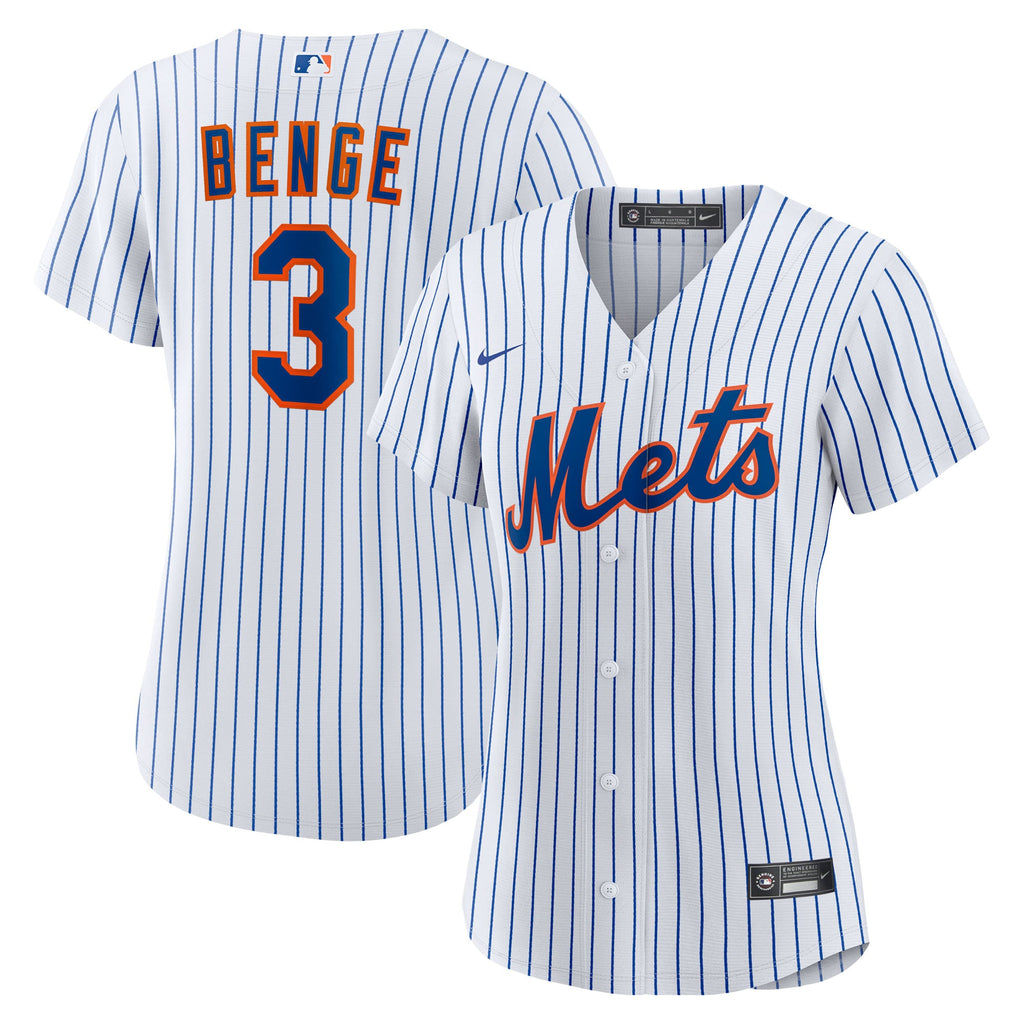 Women's New York Mets Carson Benge Nike White Home Replica Jersey - 2