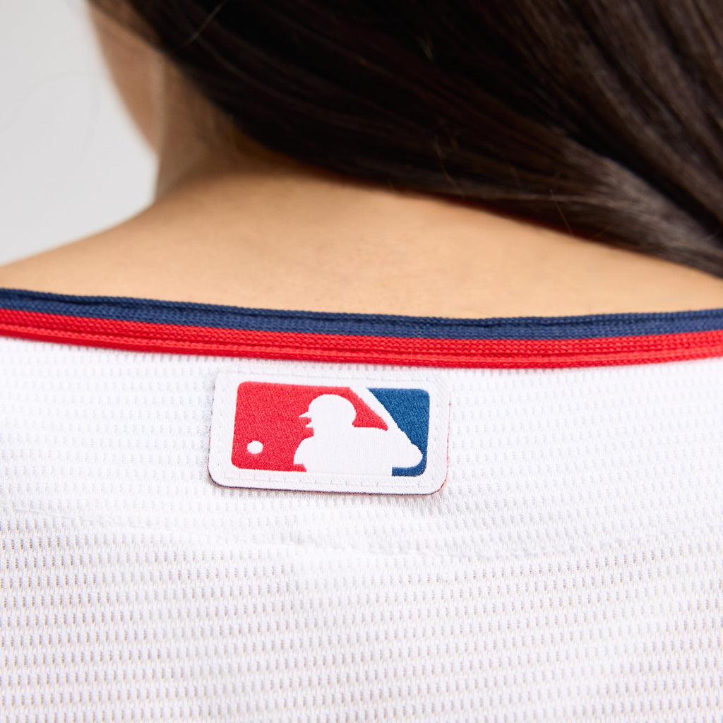 Women's Washington Nationals CJ Abrams Nike White Home Replica Player Jersey - 13