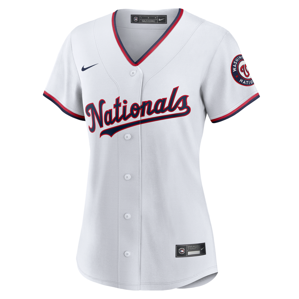 Women's Washington Nationals CJ Abrams Nike White Home Replica Player Jersey - 7