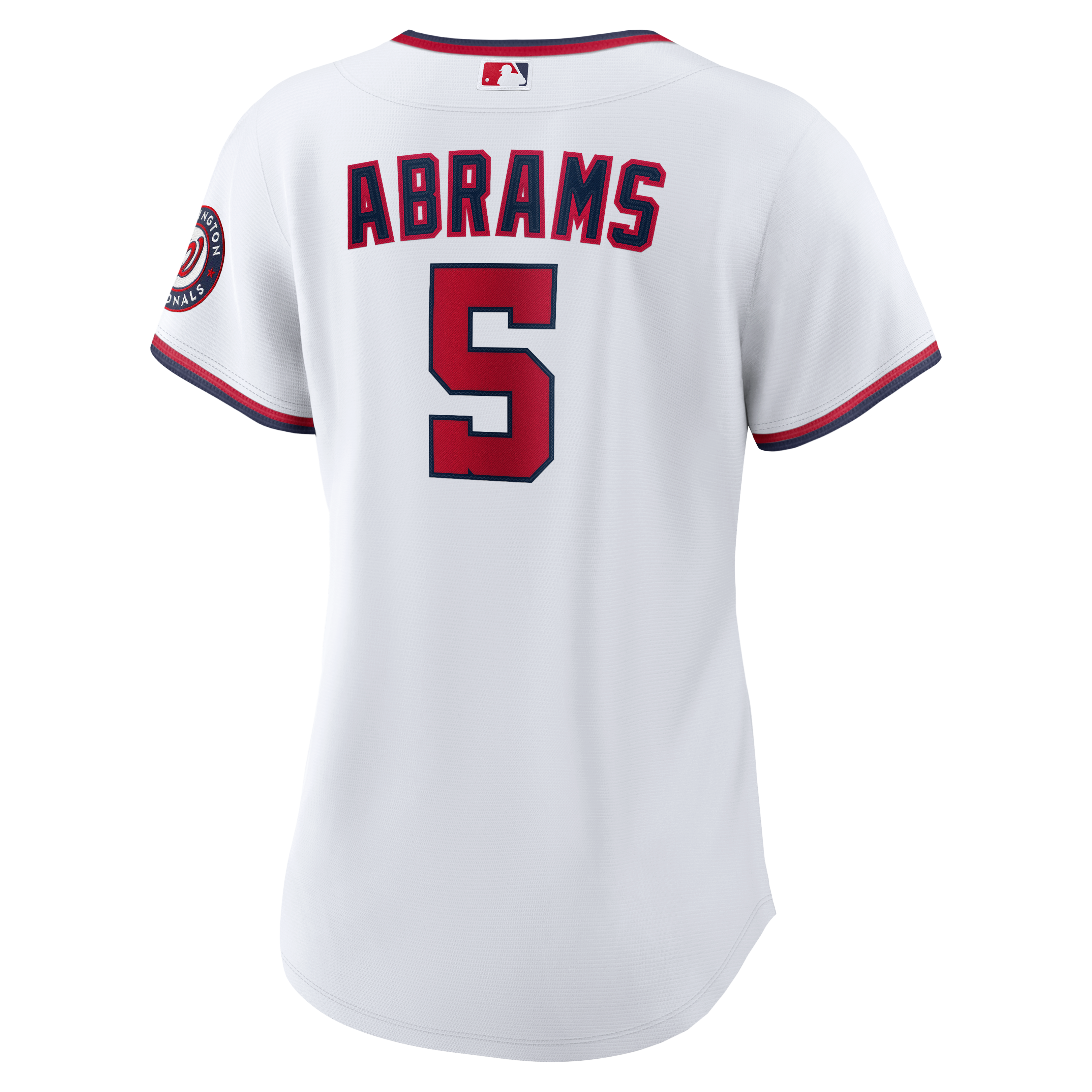 Women's Washington Nationals CJ Abrams Nike White Home Replica Player Jersey - 8