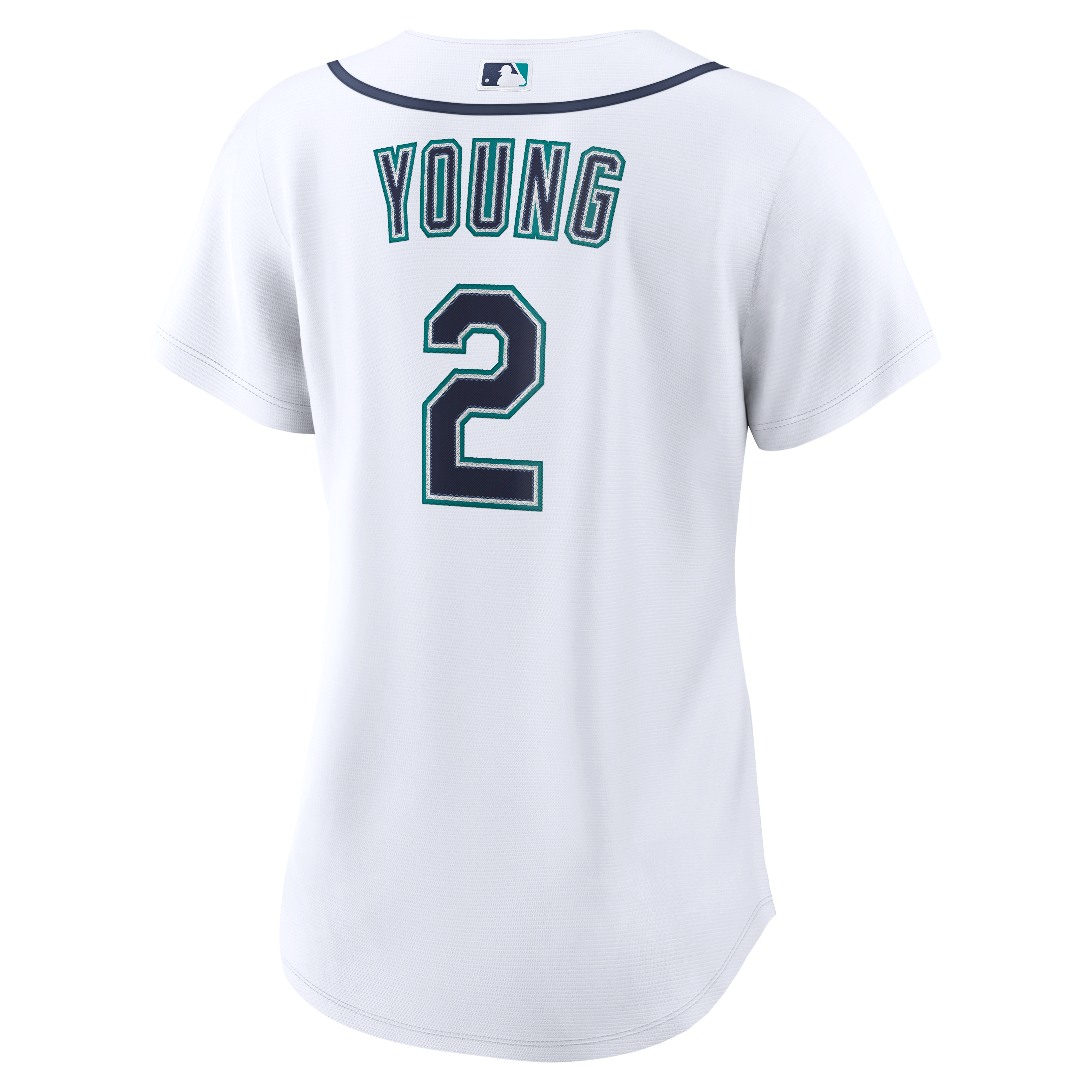 Women's Seattle Mariners Cole Young Nike White Home Replica Jersey - 4