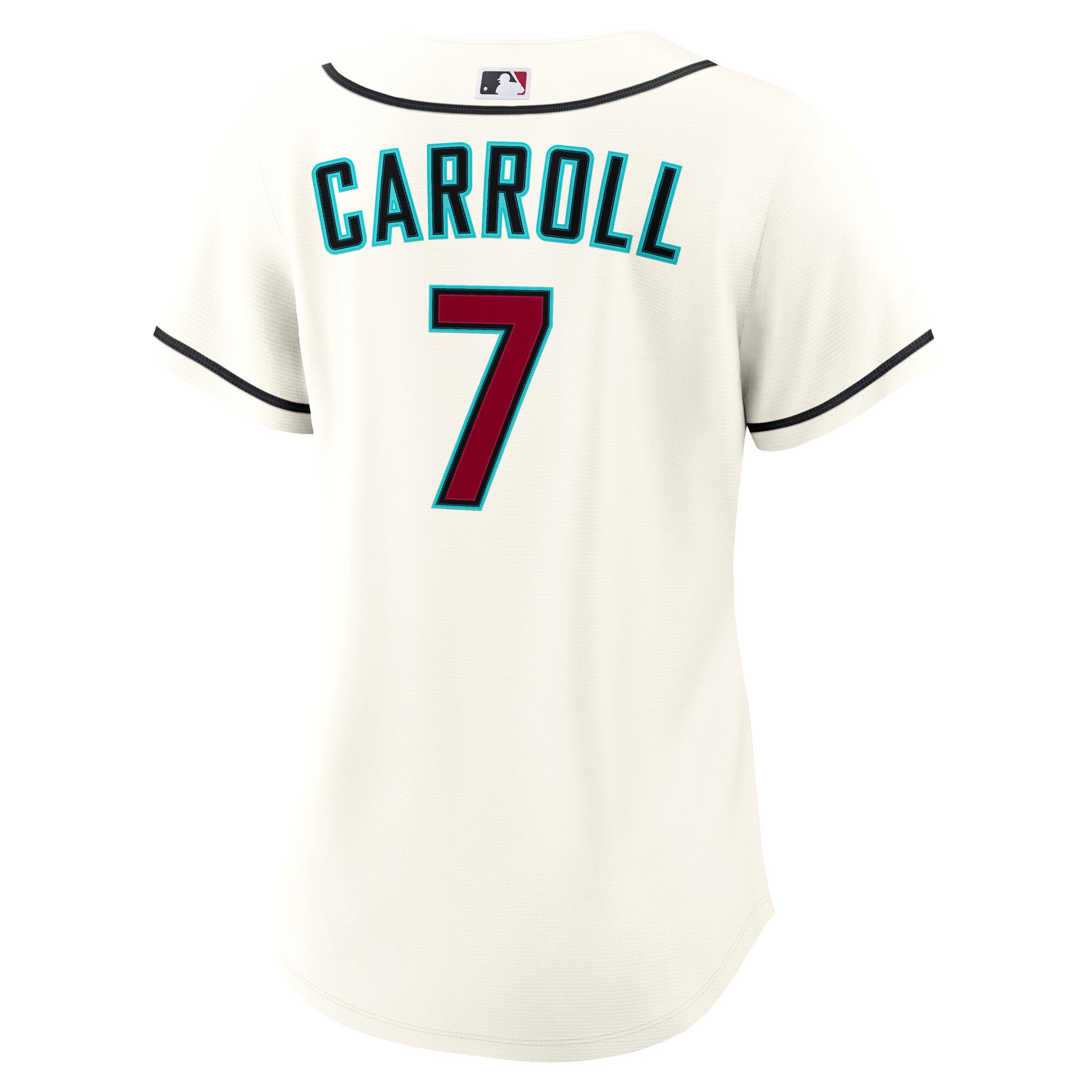 Women's Arizona Diamondbacks Corbin Carroll Nike Cream Home Replica Jersey - 4