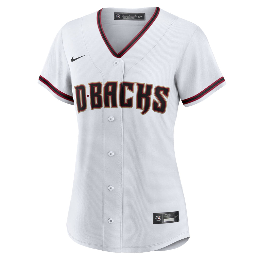Women's Arizona Diamondbacks Corbin Carroll Nike White Home Replica Player Jersey - 3