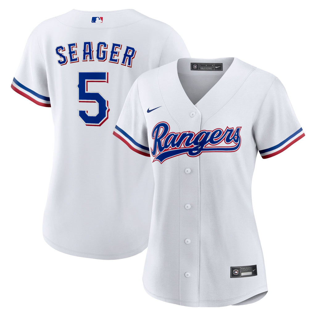 Women's Texas Rangers Corey Seager Nike White Home Replica Player Jersey - 2
