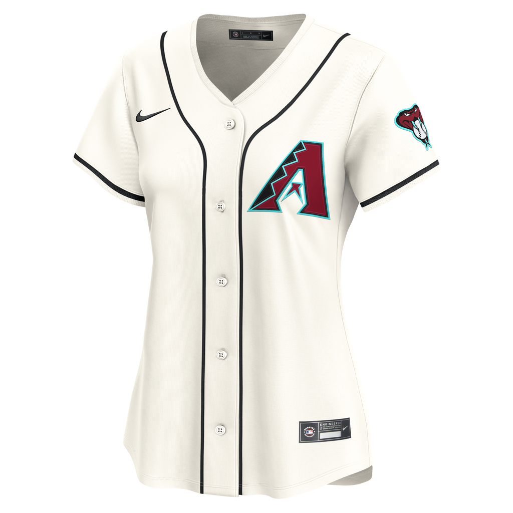 Women's Arizona Diamondbacks Nike Cream Home Limited Jersey - 6
