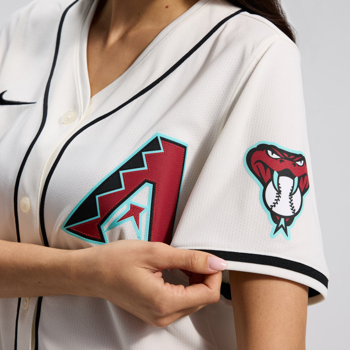 Women's Arizona Diamondbacks Nike Cream Home Limited Jersey - 8