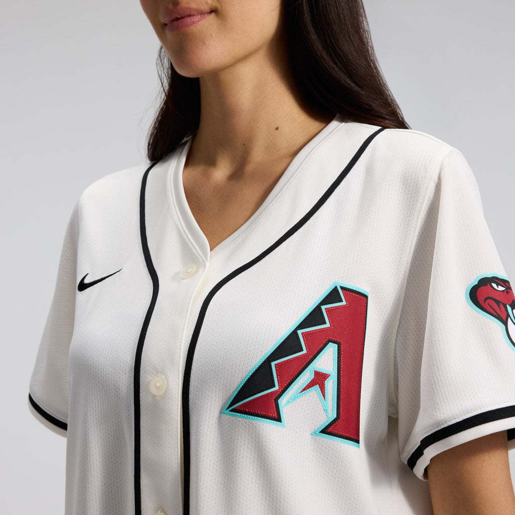 Women's Arizona Diamondbacks Nike Cream Home Limited Jersey - 9
