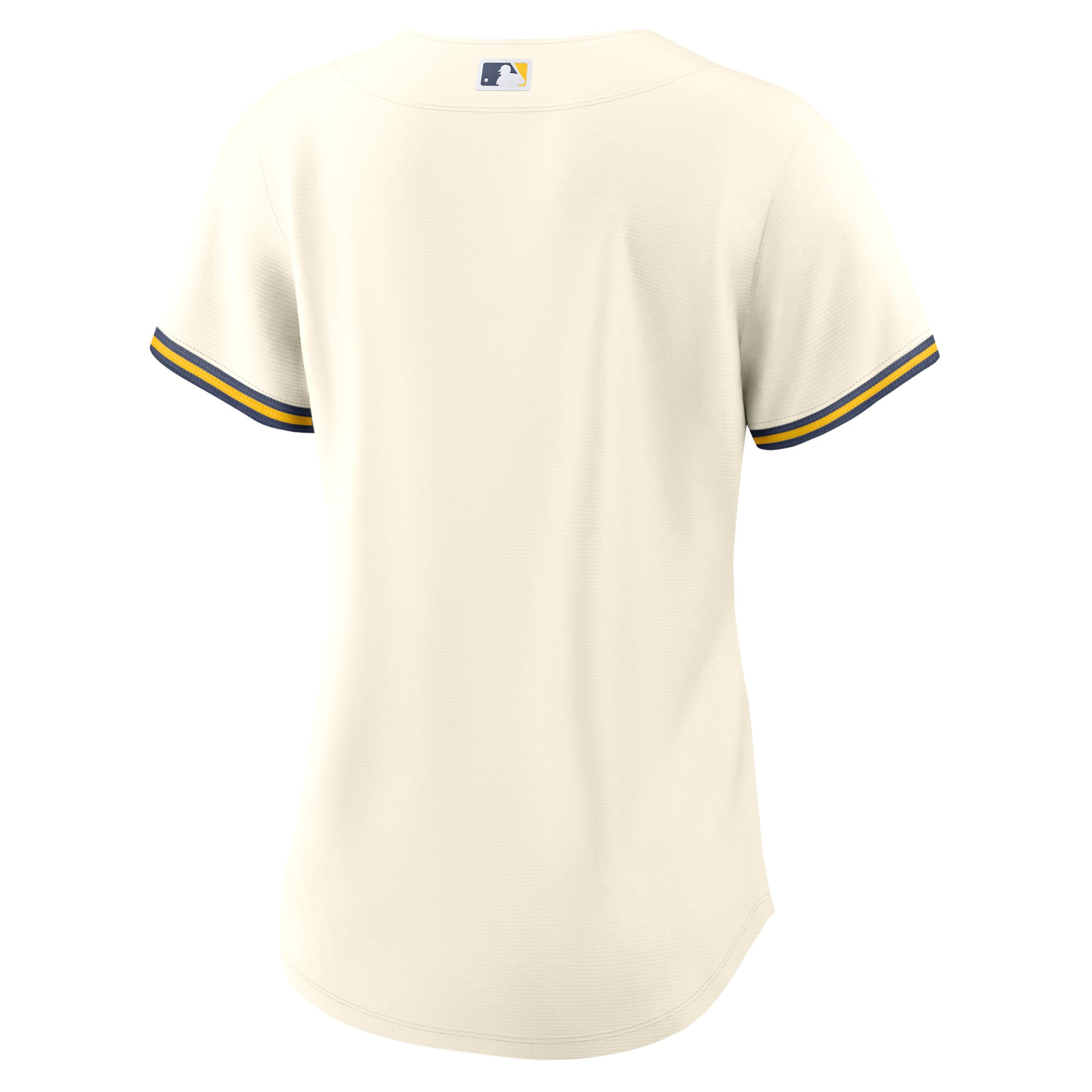 Women's Milwaukee Brewers Nike Cream Home Replica Team Jersey - 4