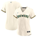 Women's Milwaukee Brewers Nike Cream Home Replica Team Jersey