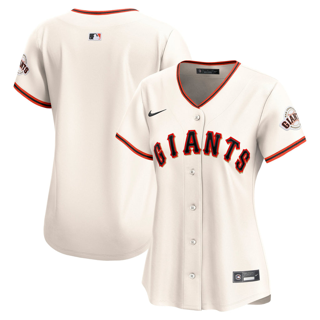 Women's San Francisco Giants Nike Cream Home Limited Jersey - 2