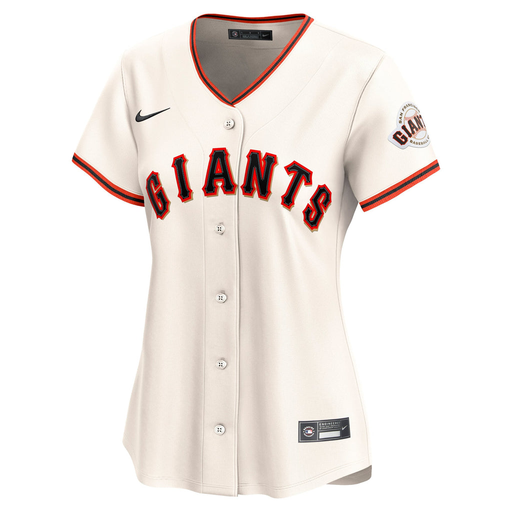 Women's San Francisco Giants Nike Cream Home Limited Jersey - 3