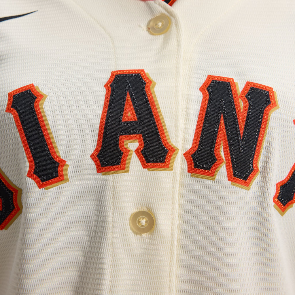 Women's San Francisco Giants Nike Cream Home Replica Team Jersey - 9
