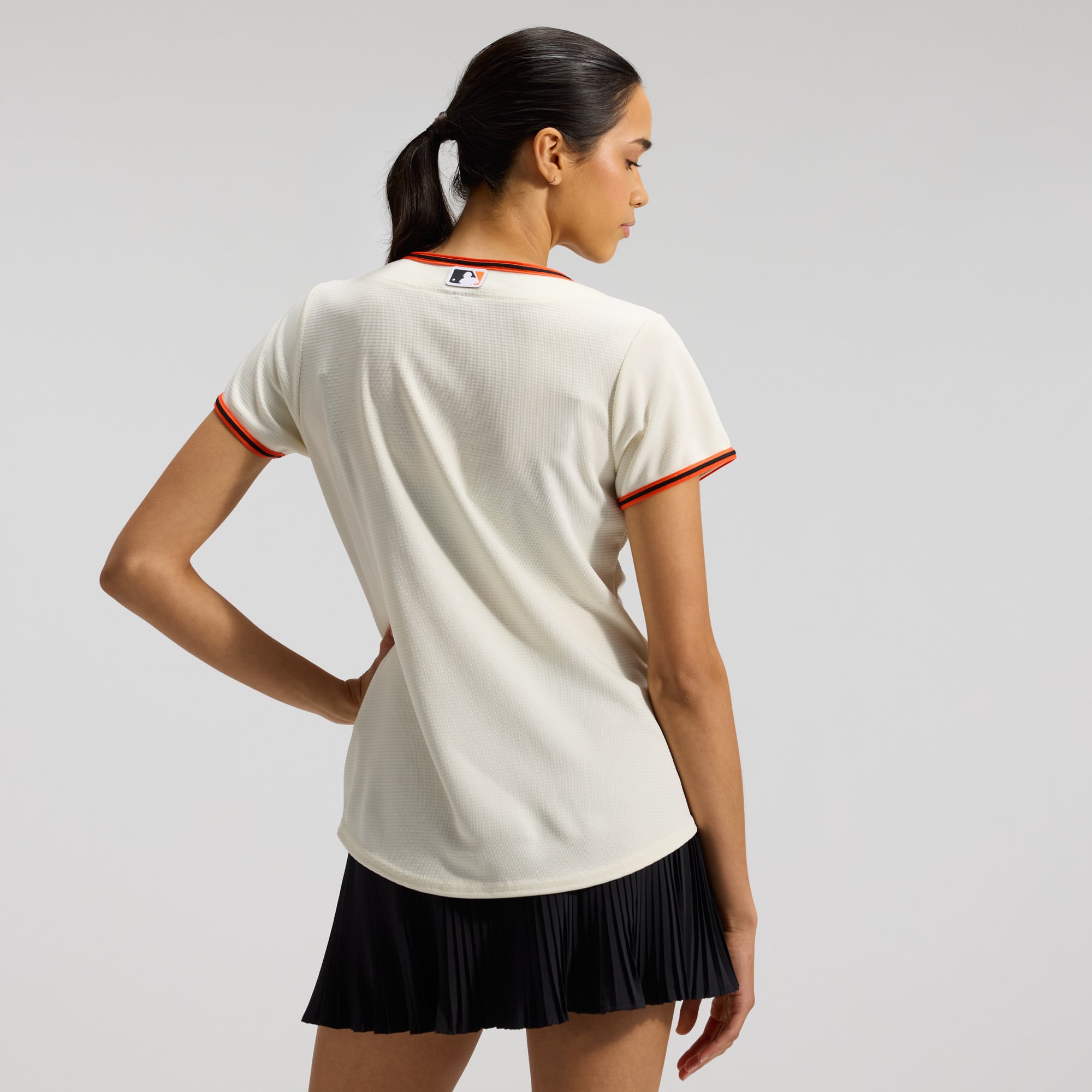 Women's San Francisco Giants Nike Cream Home Replica Team Jersey - 3