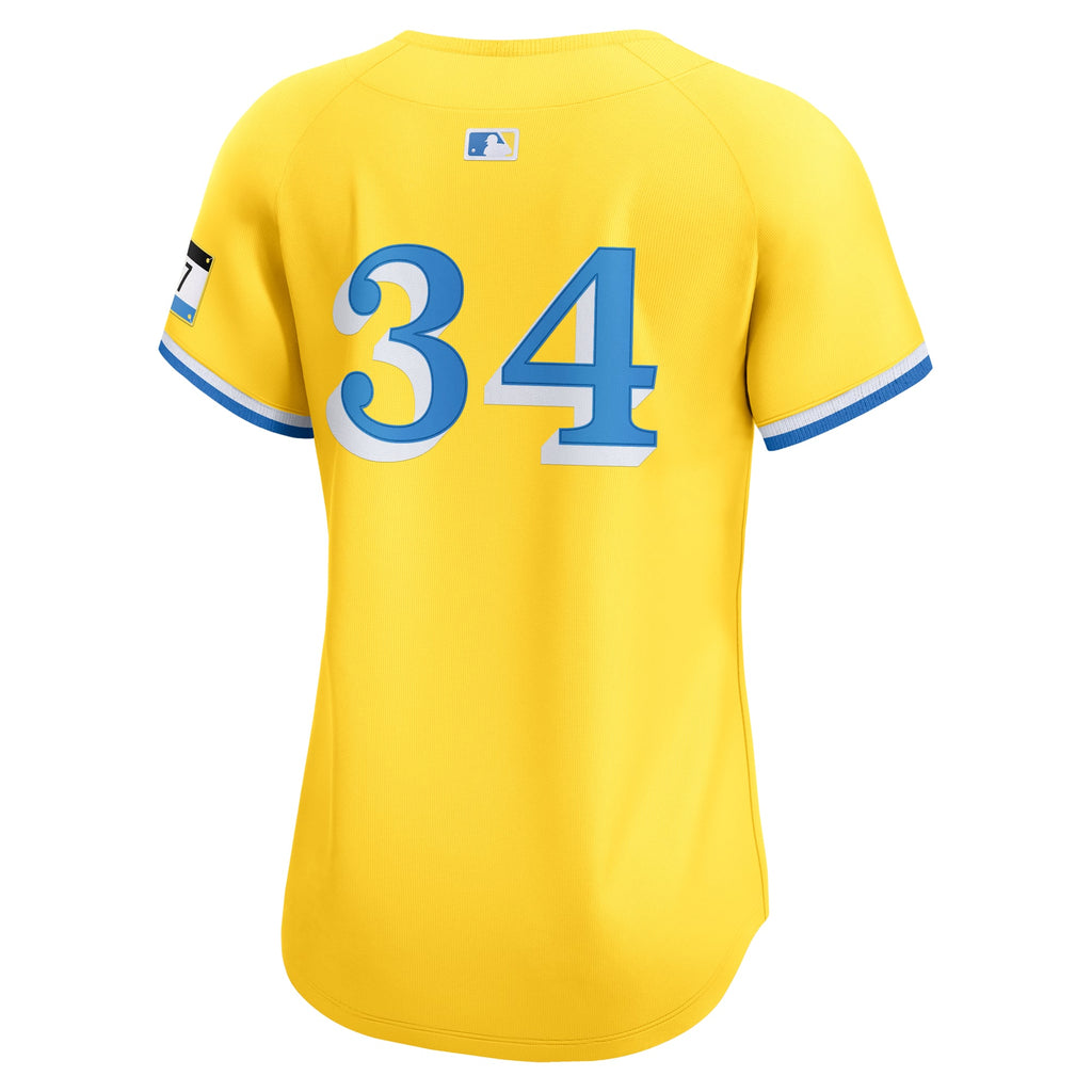 Women's Boston Red Sox David Ortiz Nike Gold City Connect Limited Jersey - 4