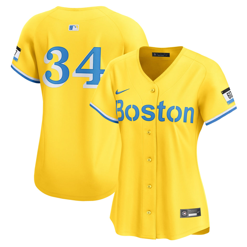 Women's Boston Red Sox David Ortiz Nike Gold City Connect Limited Jersey