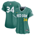 Women's Boston Red Sox David Ortiz Nike Green 2025 City Connect Limited Retired Player Jersey