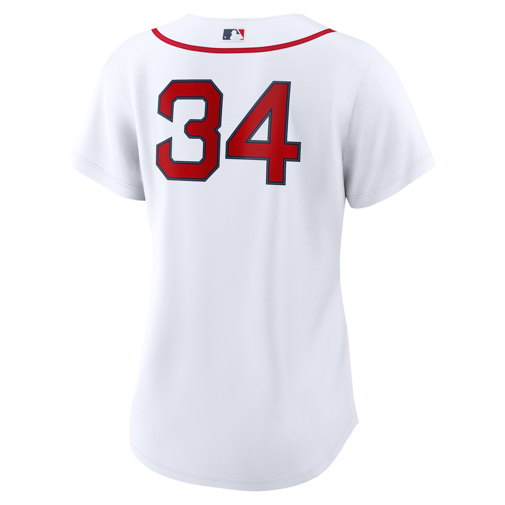 Women's Boston Red Sox David Ortiz Nike White Home Replica Player Jersey - 4