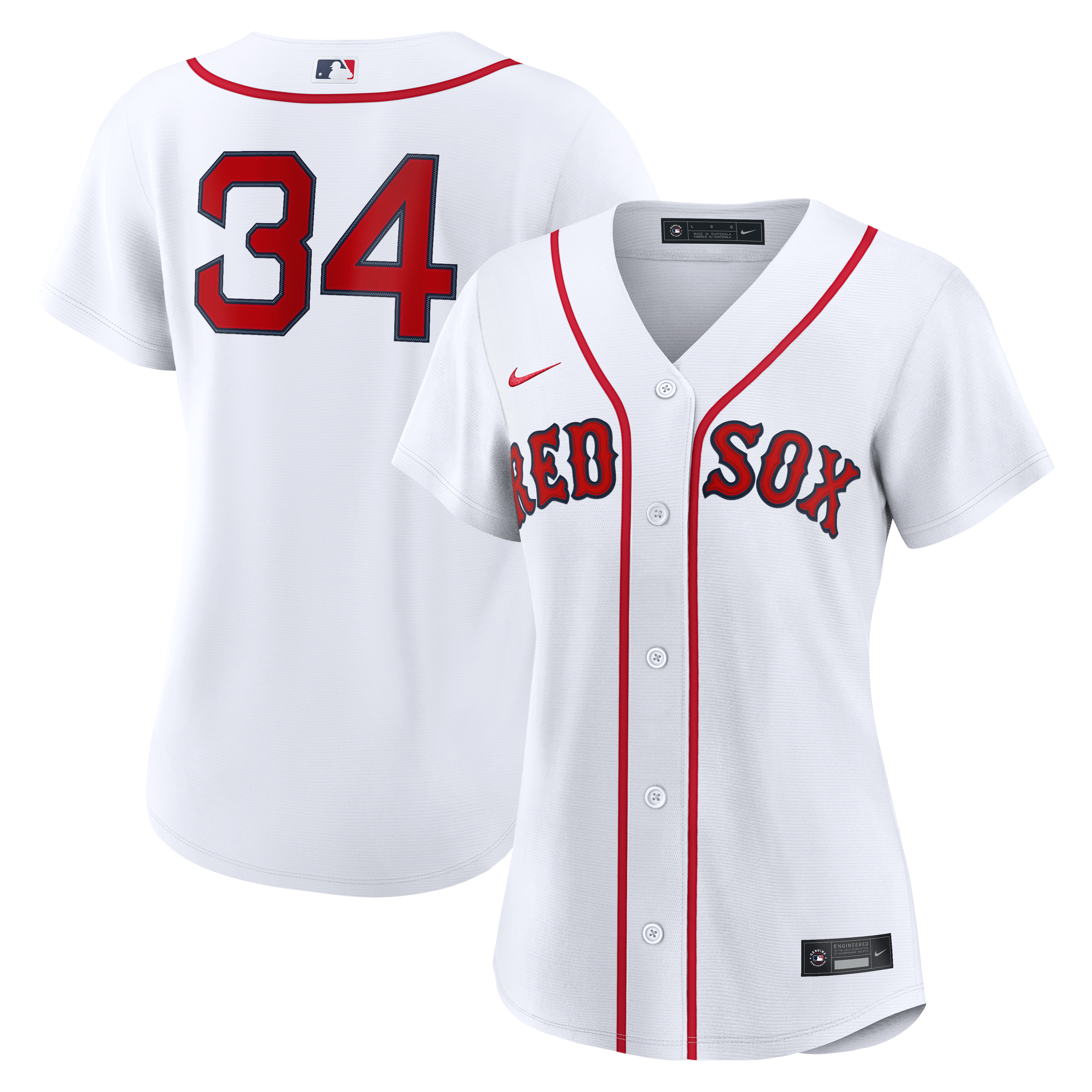 Women's Boston Red Sox David Ortiz Nike White Home Replica Player Jersey