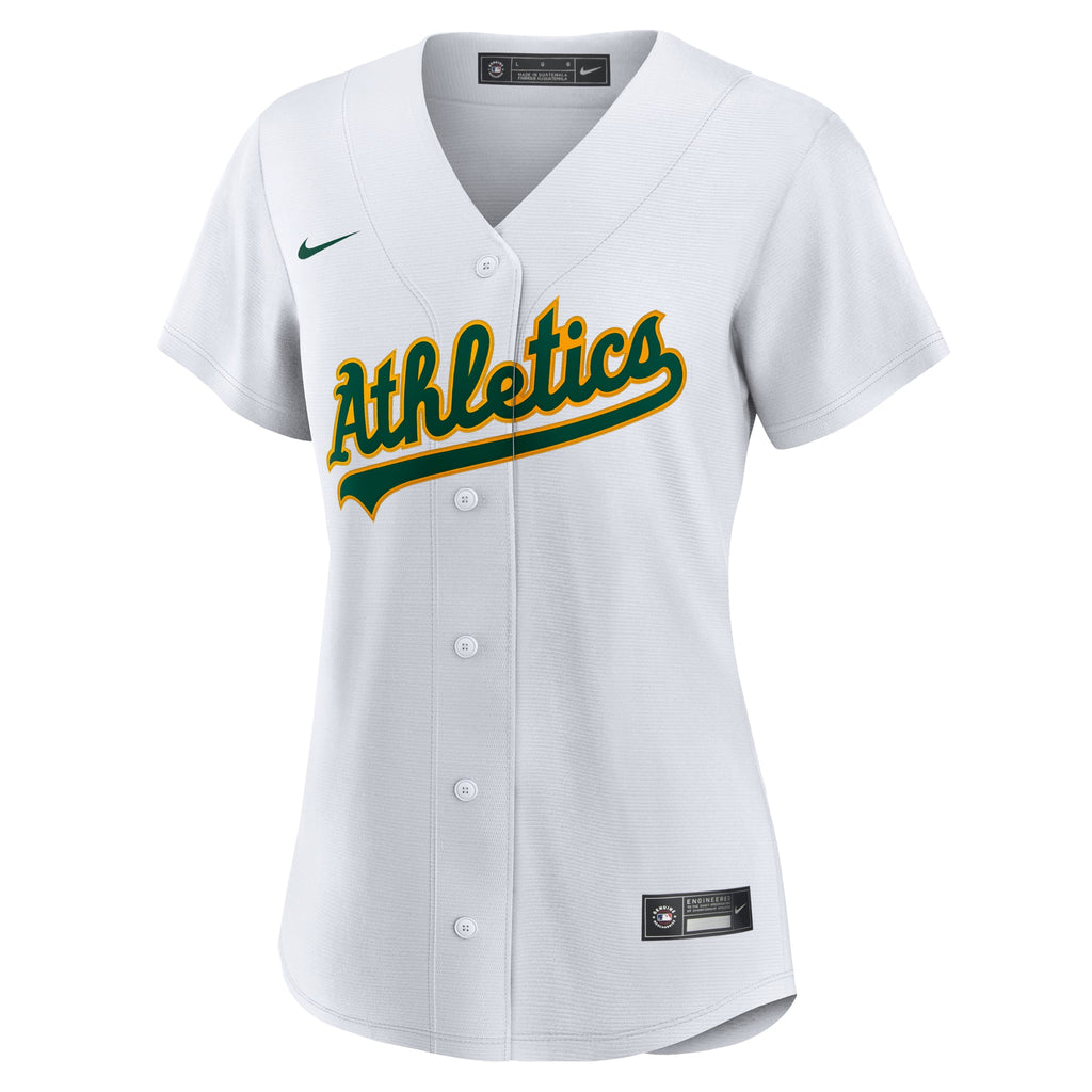 Women's Athletics Denzel Clarke Nike White Home Replica Jersey - 3
