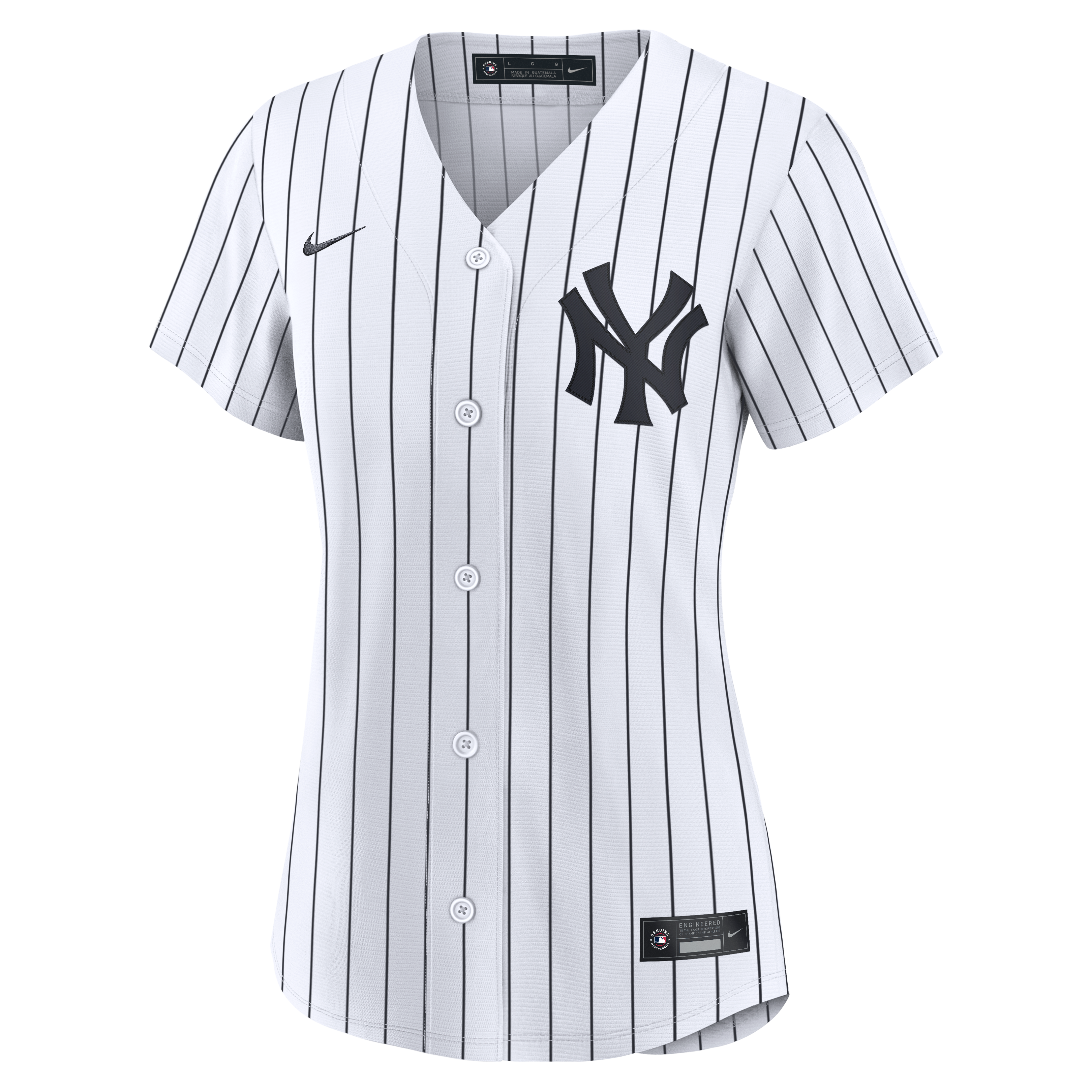 Women's New York Yankees Derek Jeter Nike White Home Retired Replica Jersey - 5