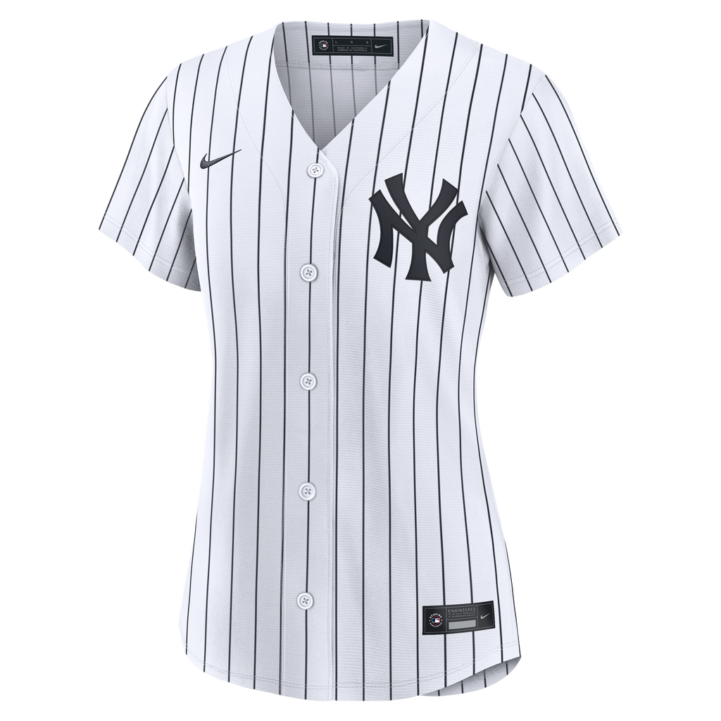 Women's New York Yankees Derek Jeter Nike White Home Retired Replica Jersey - 3