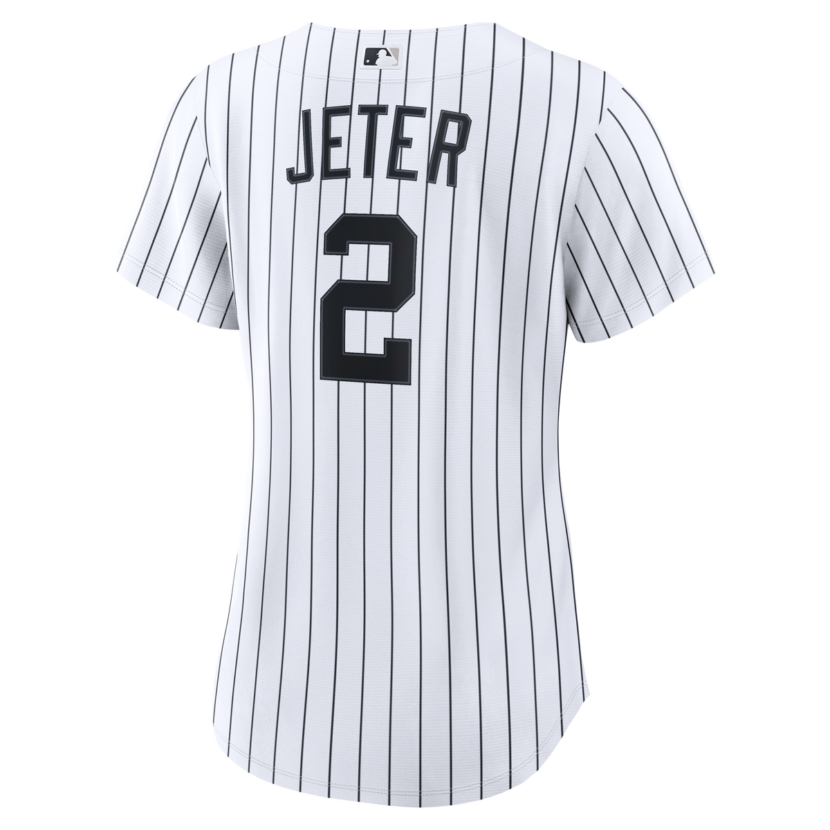 Women's New York Yankees Derek Jeter Nike White Home Retired Replica Jersey - 4