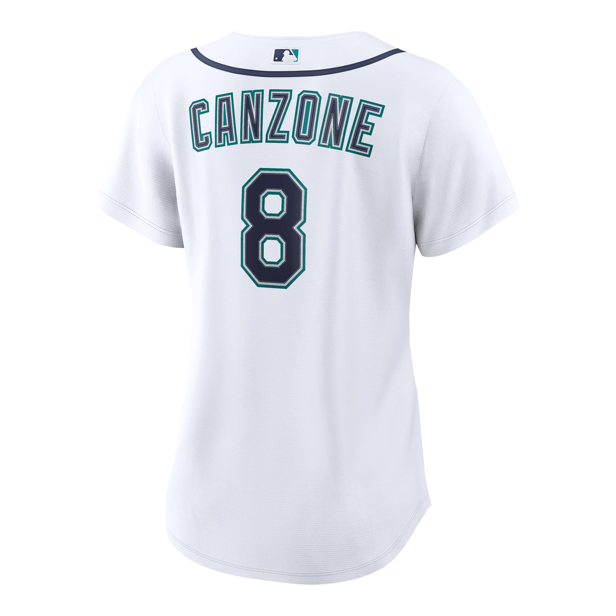 Women's Seattle Mariners Dominic Canzone Nike White Home Replica Jersey - 4