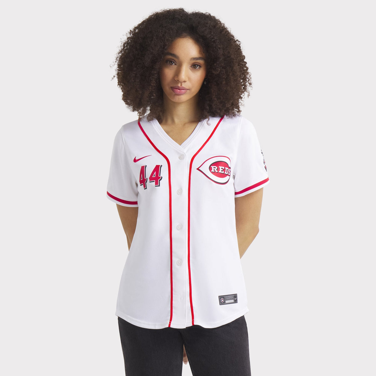 Women's Cincinnati Reds Elly De La Cruz Nike White Home Limited Player Jersey - 6