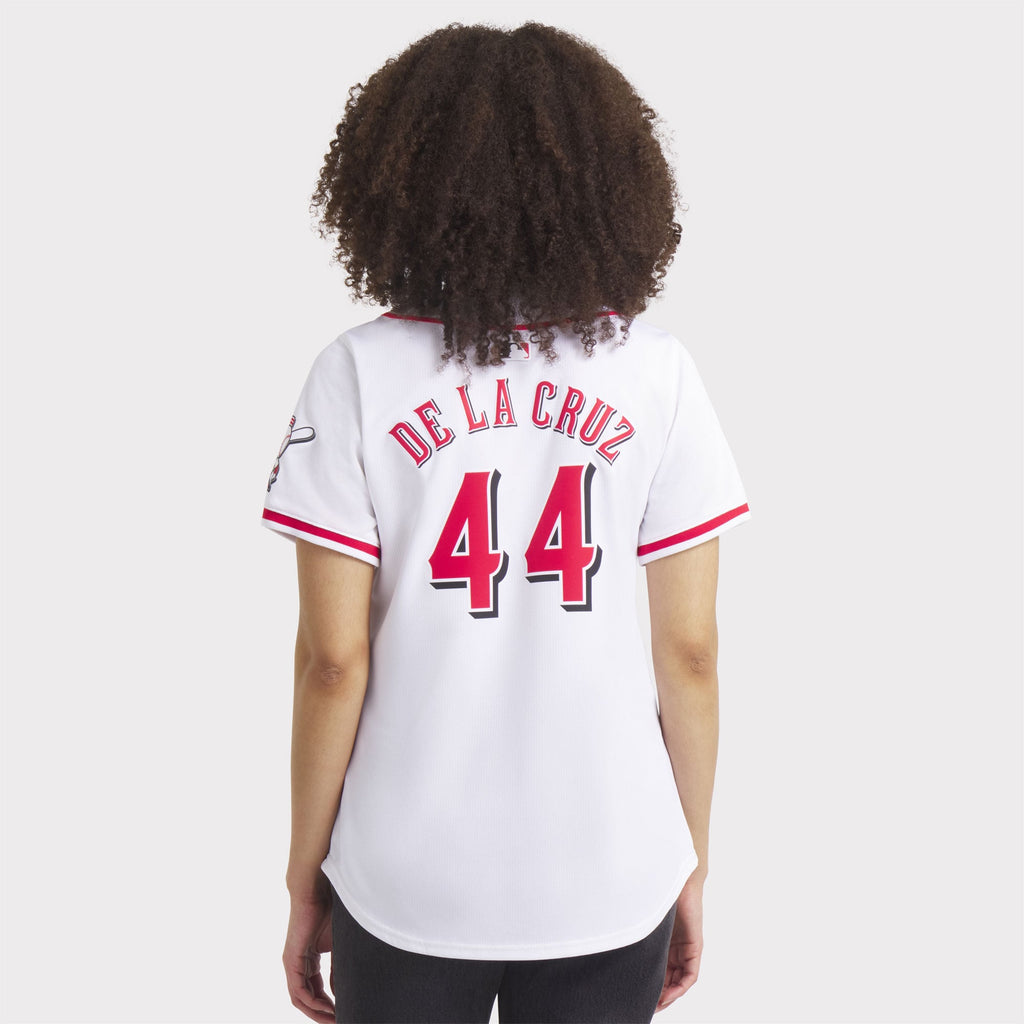 Women's Cincinnati Reds Elly De La Cruz Nike White Home Limited Player Jersey - 7